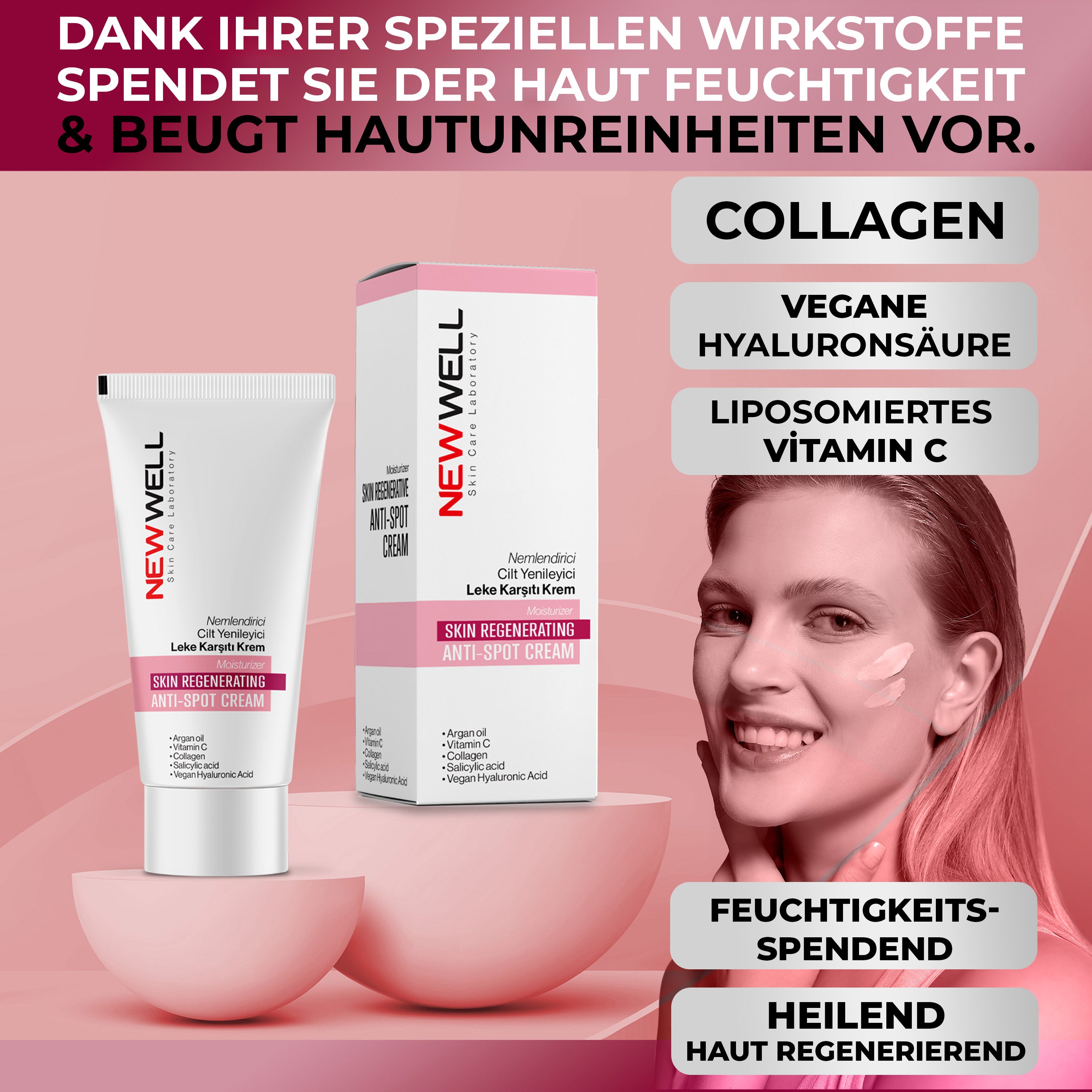 Anti-Flecken Hautpflege Set