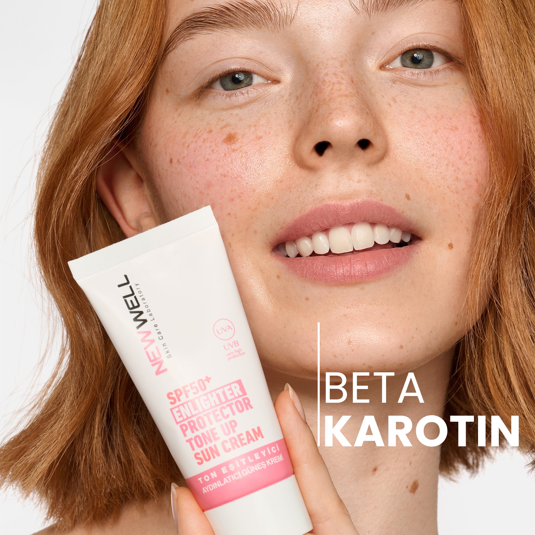 Aufhellende Sonnencreme SPF 50+