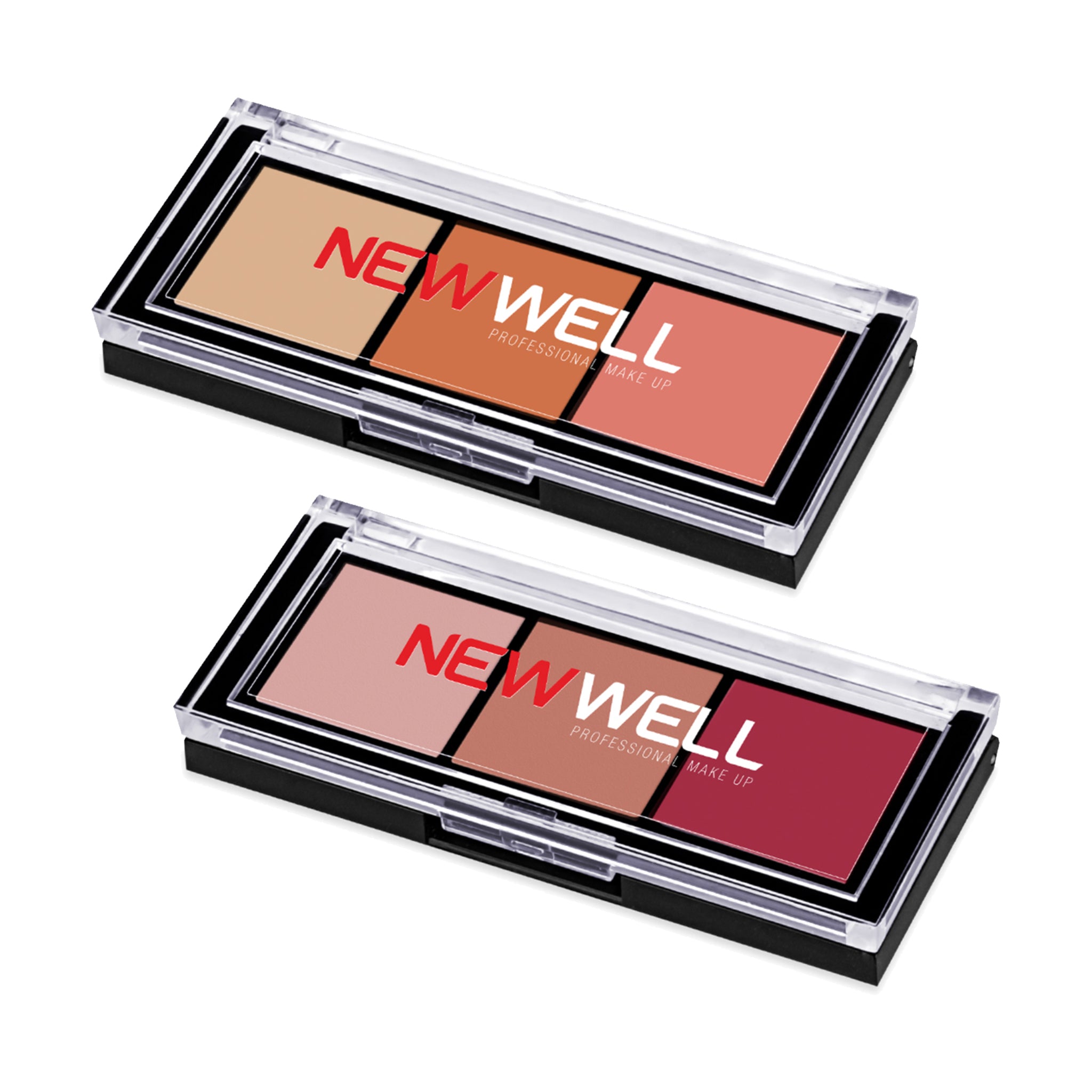 NEWWELL Surligneur de maquillage en porcelaine 3 couleurs