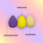 Make-Up Schwamm - Beauty Blender 3er Set