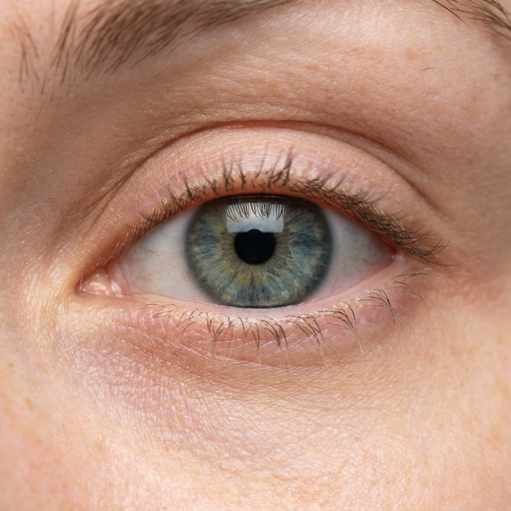 Vorher – Dunne, bruchige, kurze Wimpern