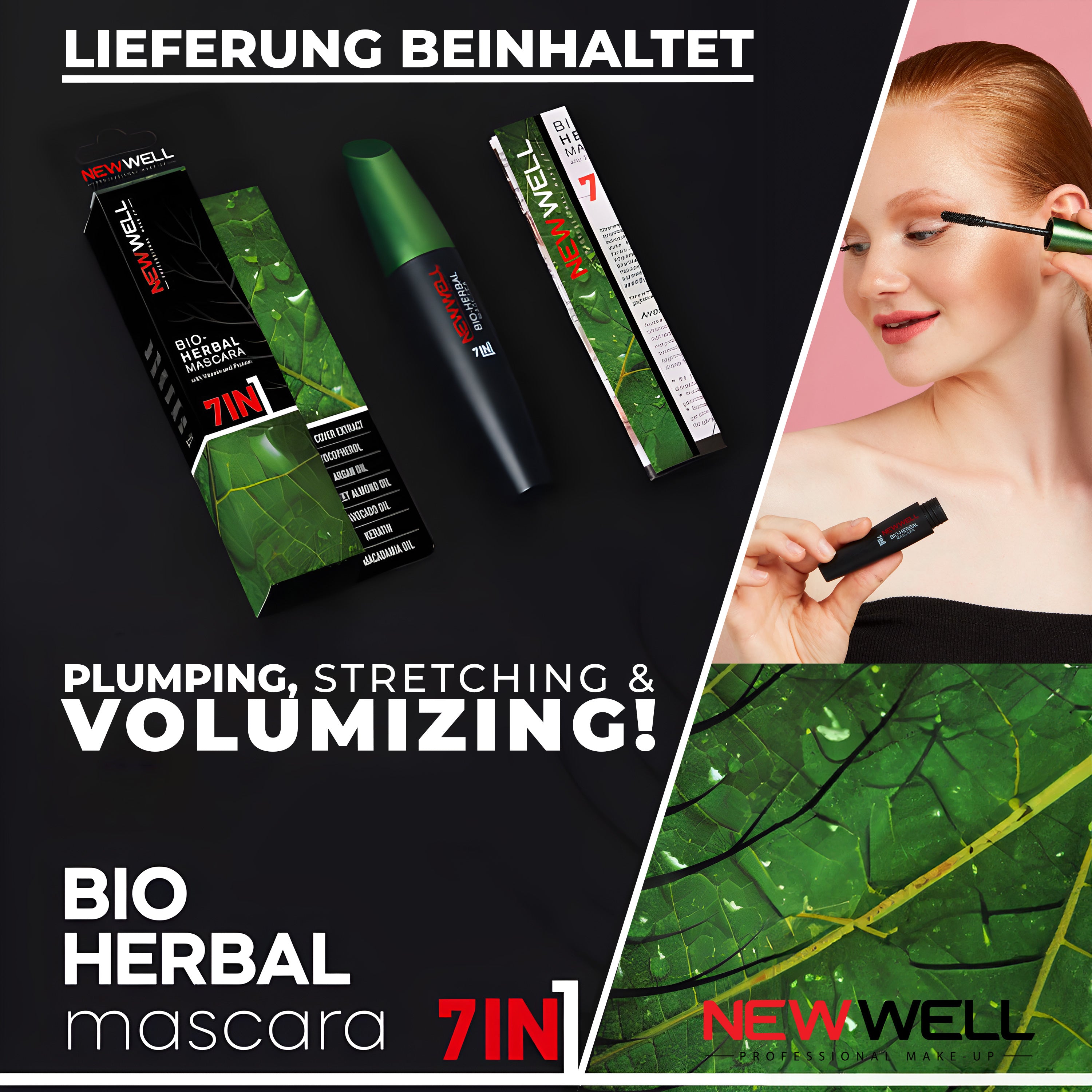 Bio Herbal Mascara 7in1 8gr. NEWWELL Deutschland