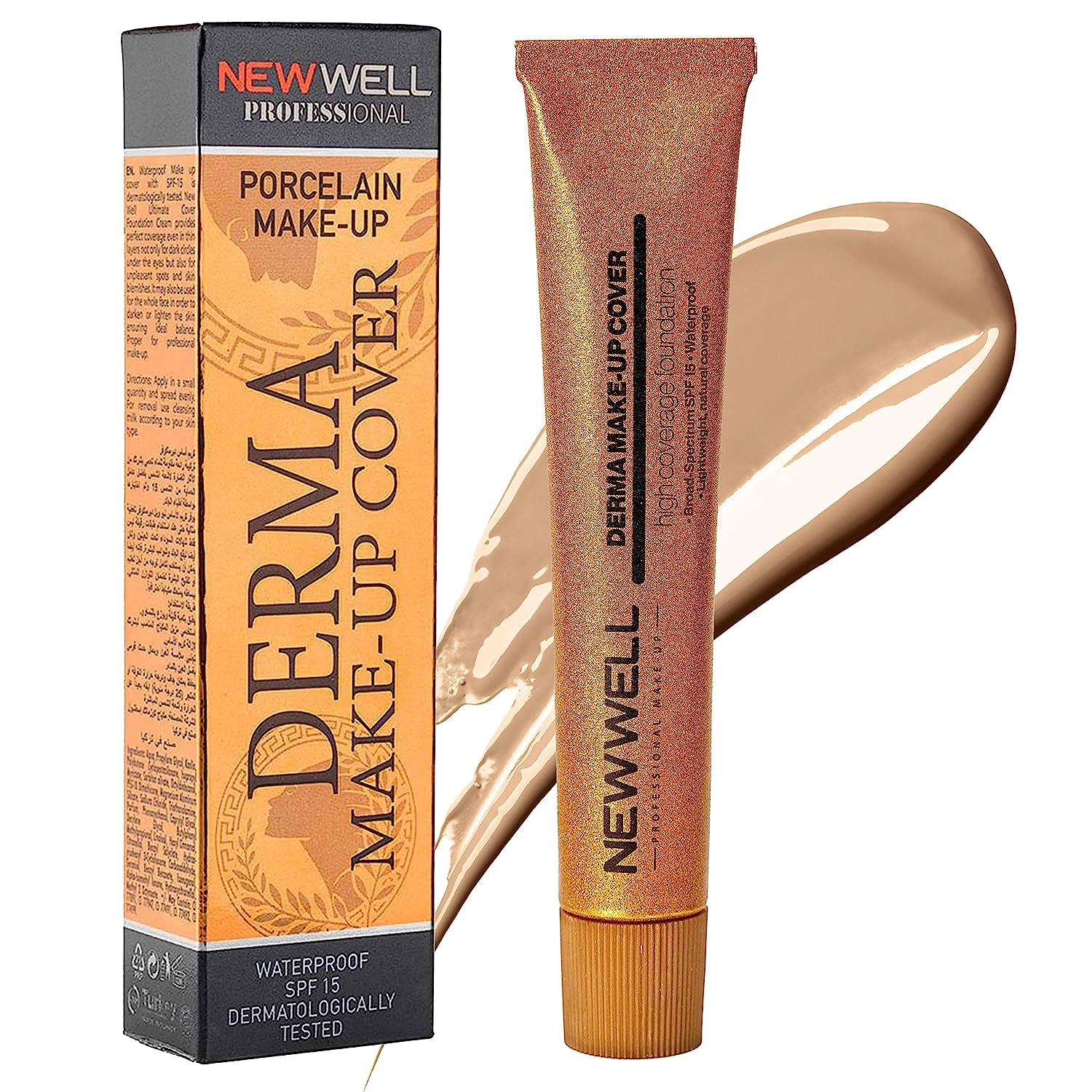 NEWWELL Derma Make-Up Full Cover – Foundation with porcelain effect