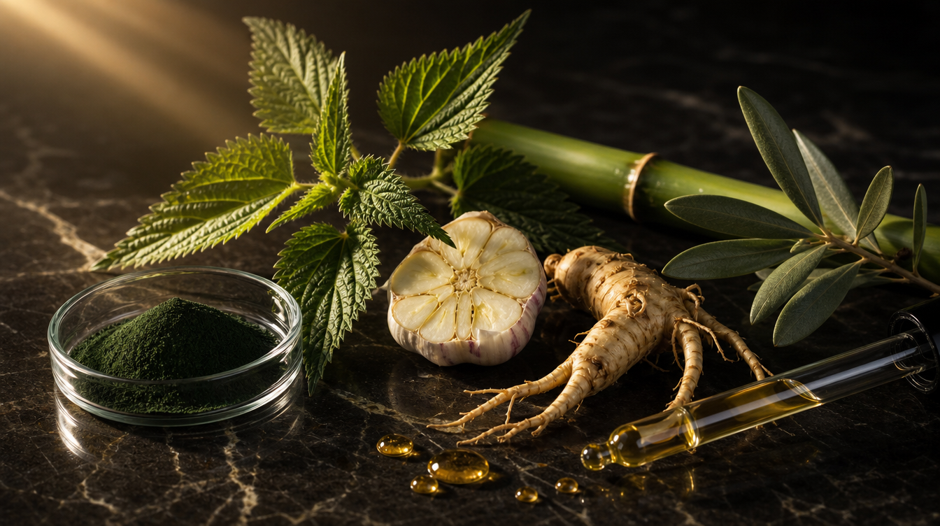 Zehn Botanicals. Ein Wachstum.