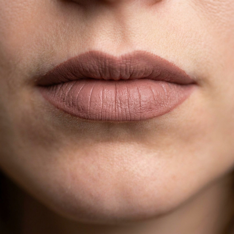 Nachher – Liquid Matte Lipgloss: Seidig-mattes Finish. Kein Kleben. Keine ausgetrockneten Lippen.