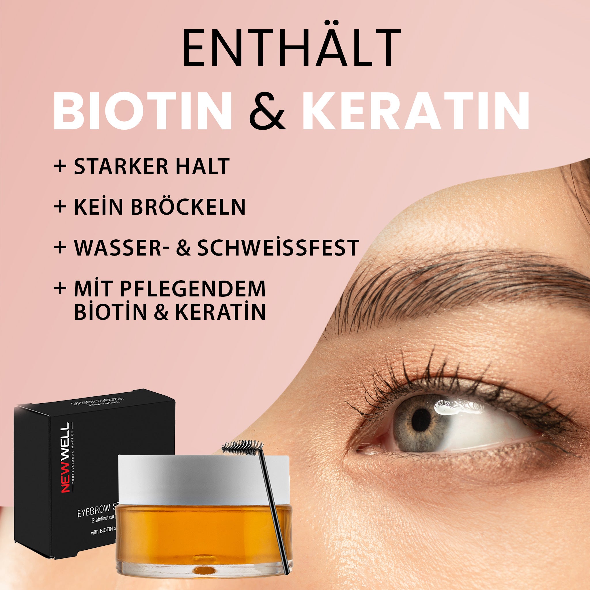 Eyebrow Stabilizer Augenbrauen Gel - Wax, 20ml.