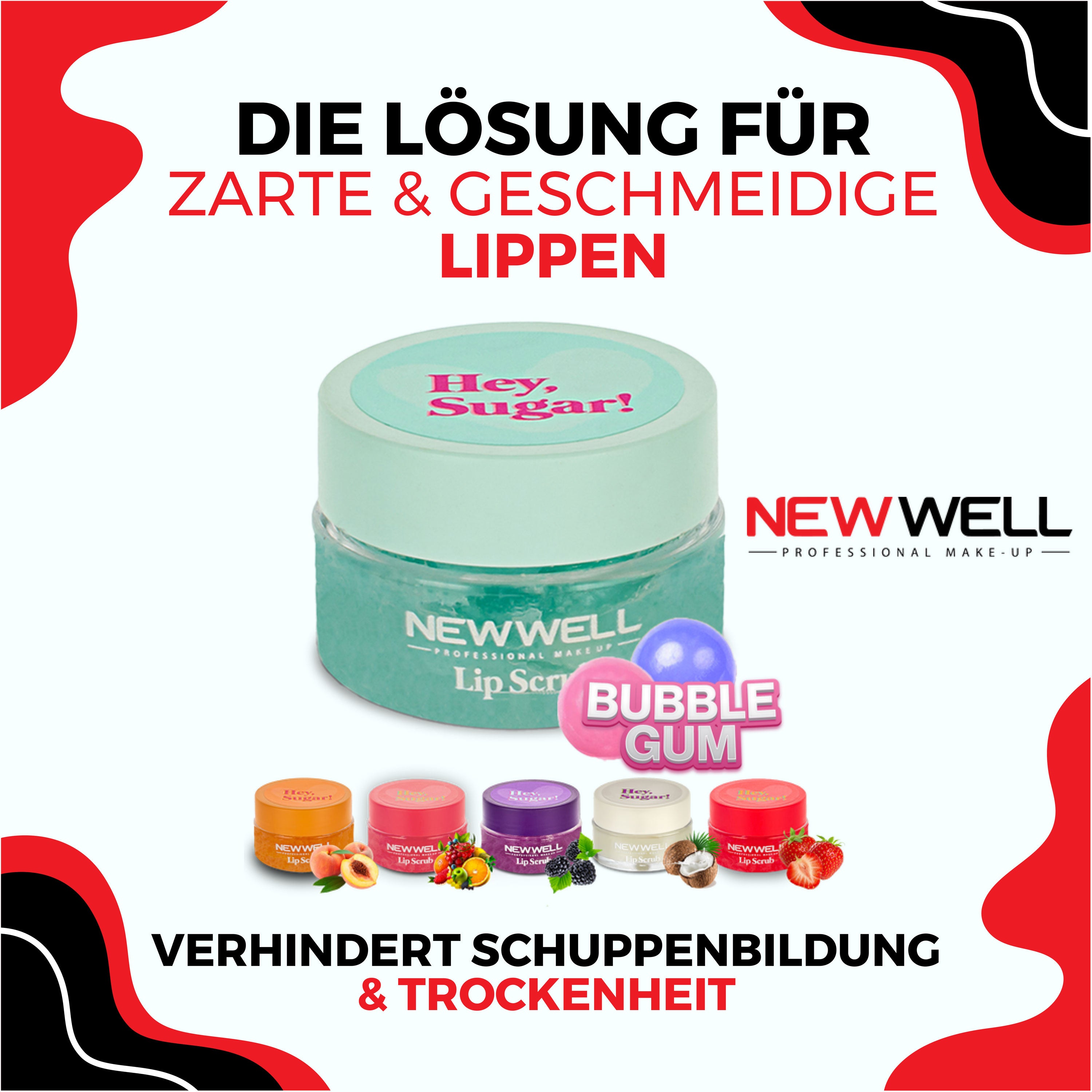 Hey Sugar - Frucht-Mix Peeling 3'er Set