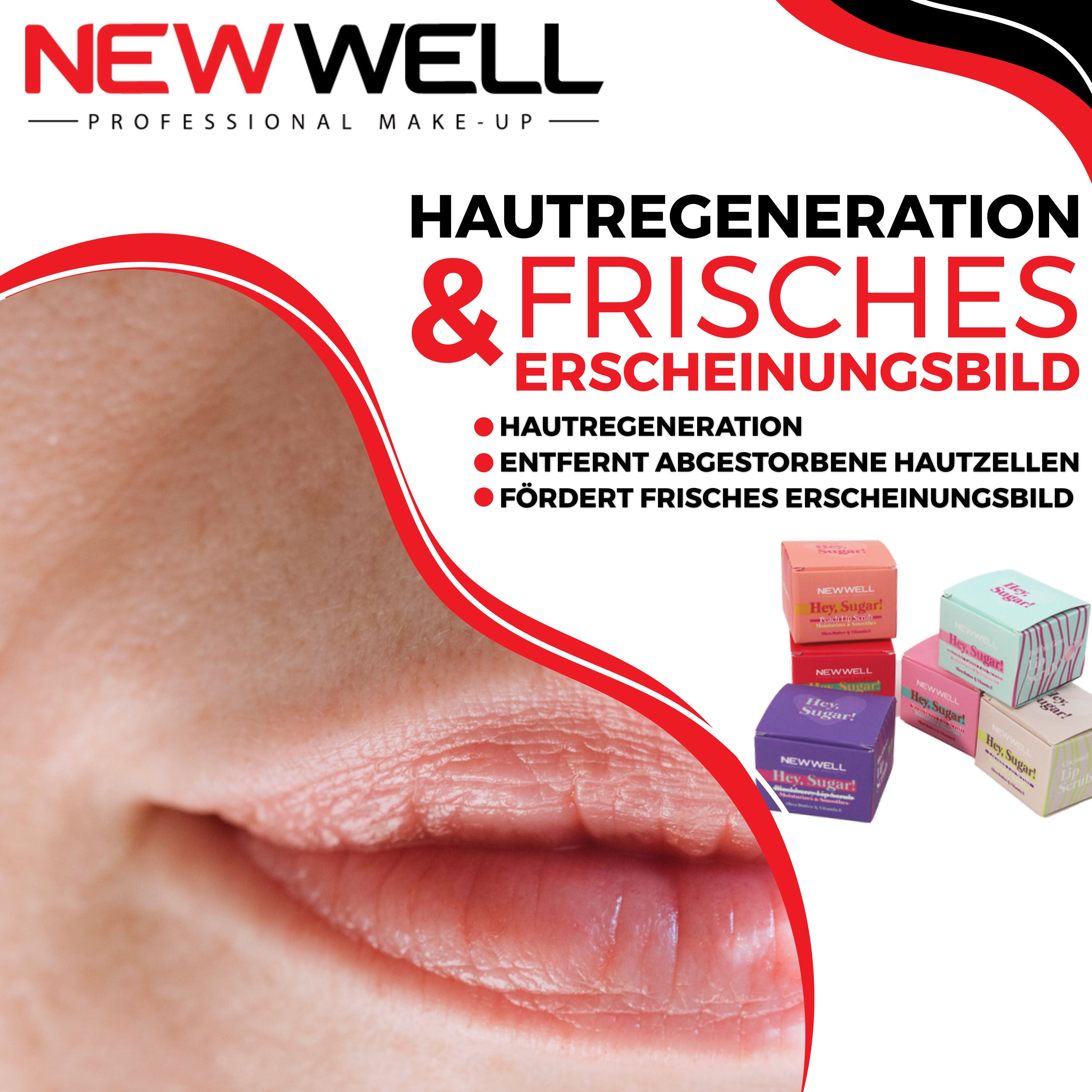 Hey Sugar - 3er Lippen-Peeling Set - Frucht Mix