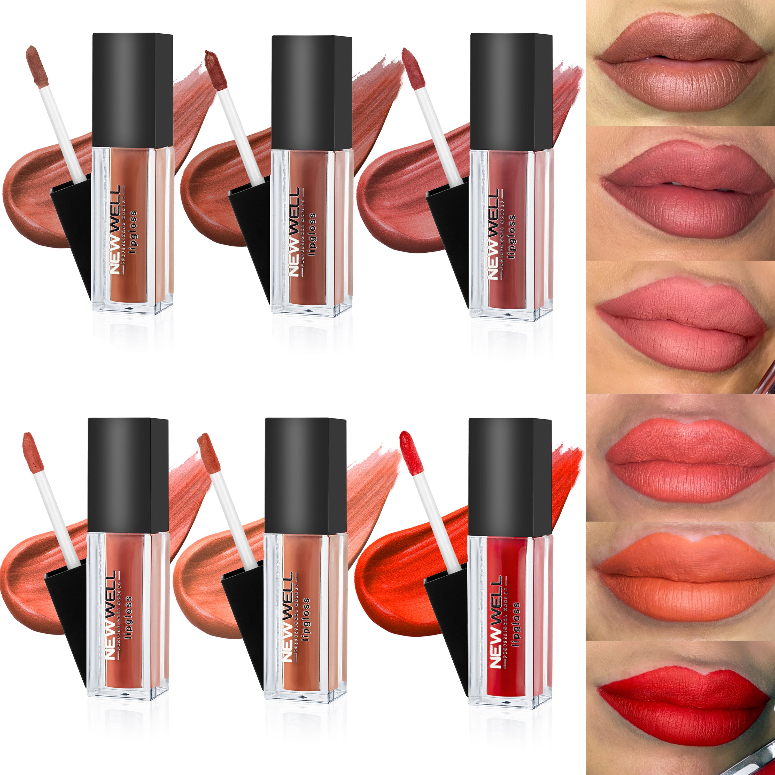 NEW WELL Liquid Lipstick Matt - Liquid lipstick in 6 colors